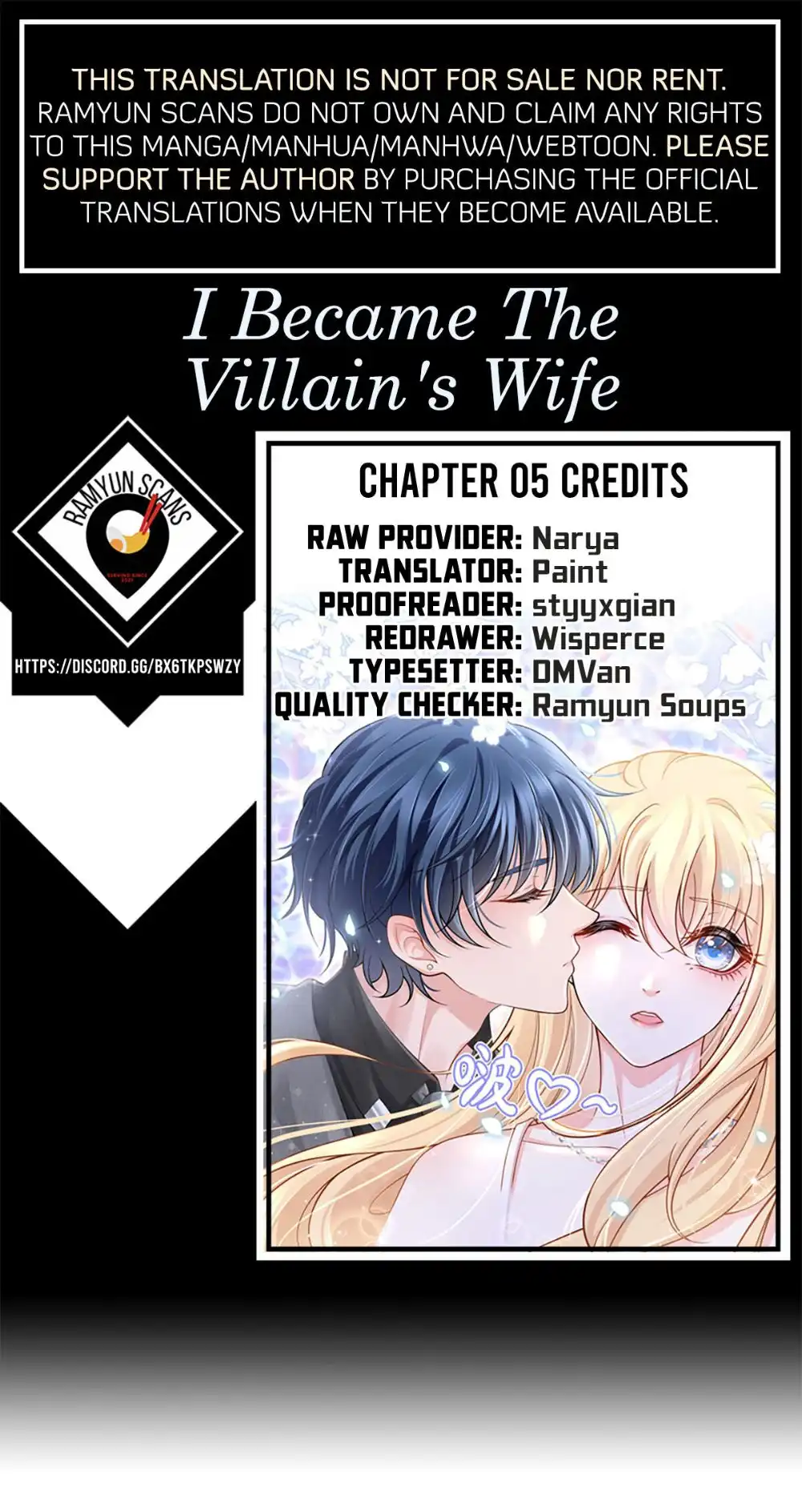 I Became The Villain'S Wife Chapter 5 1